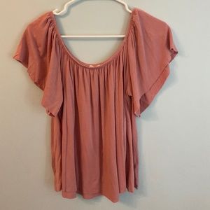BP blush off the shoulder top